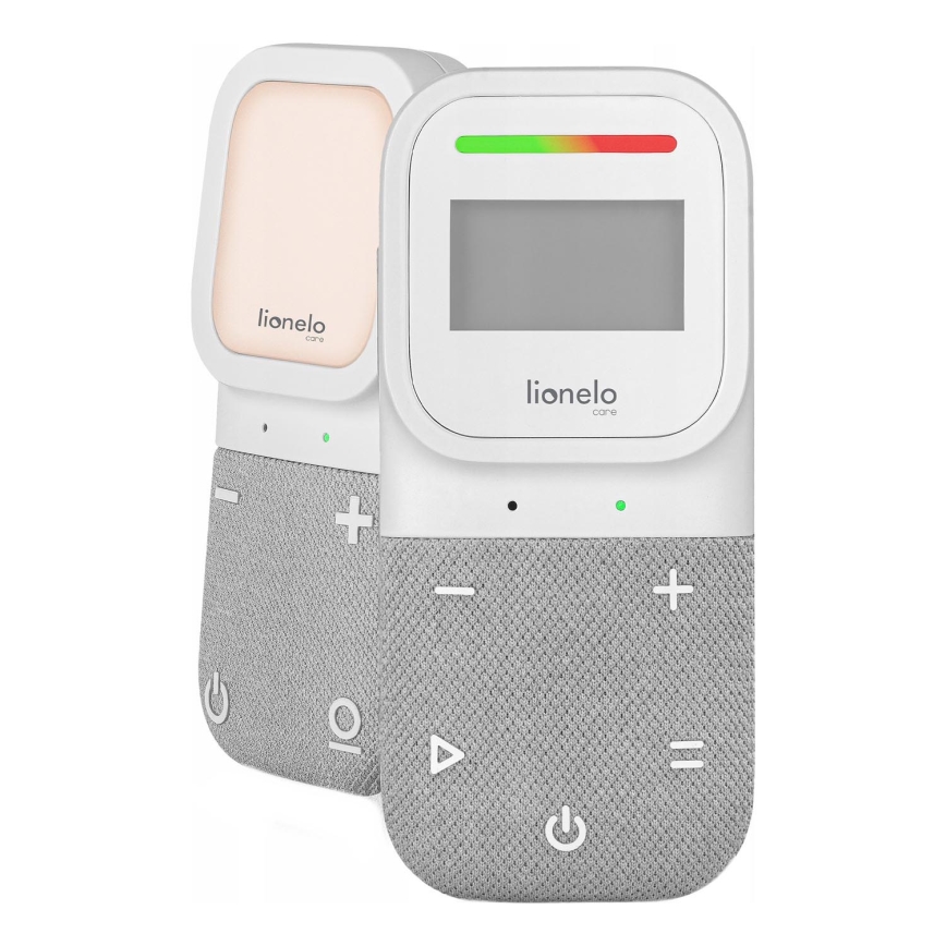 Lionelo - Baby monitor audio ricaricabile senza fili BABYLINE 2.3 5V