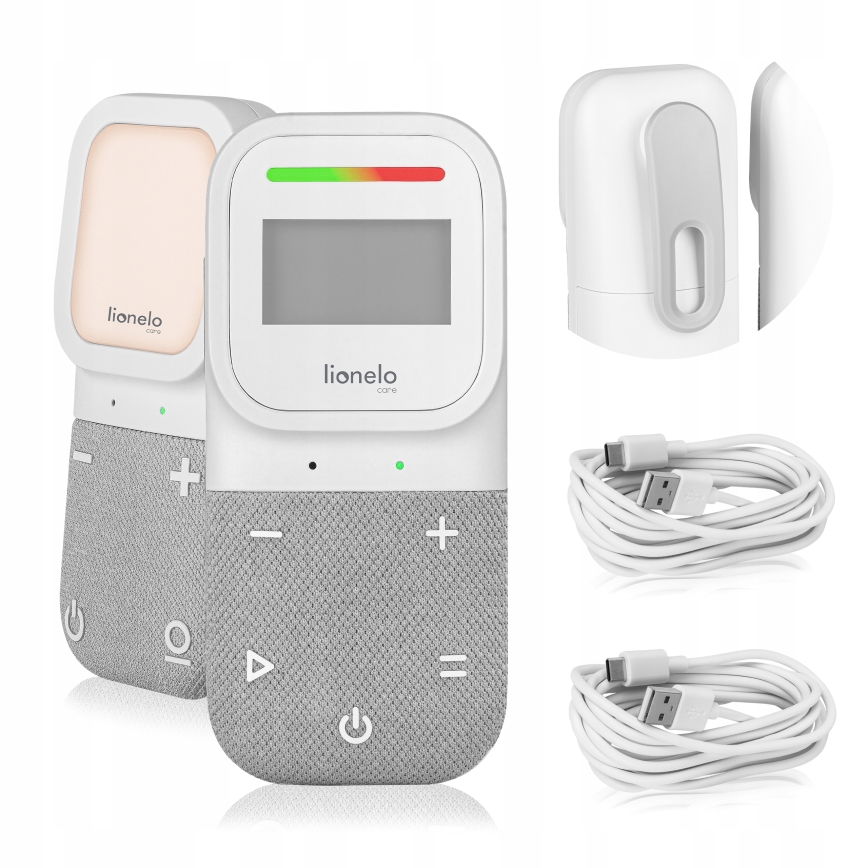 Lionelo - Baby monitor audio ricaricabile senza fili BABYLINE 2.3 5V