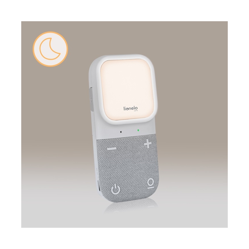 Lionelo - Baby monitor audio ricaricabile senza fili BABYLINE 2.3 5V