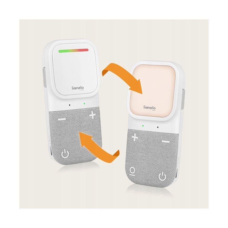 Lionelo - Baby monitor audio senza fili ricaricabile per bambini BABYLINE 2.2 5V