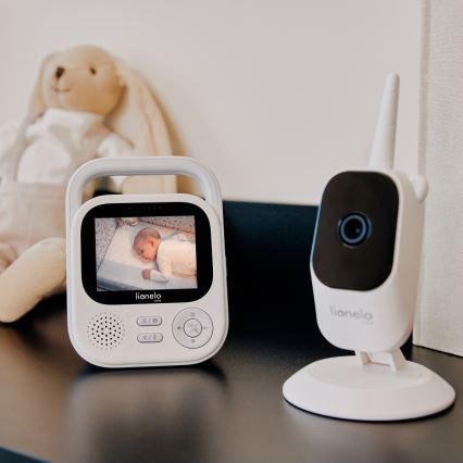 Lionelo - Baby monitor BABYLINE 3.2 con display, 5V 2600 mAh