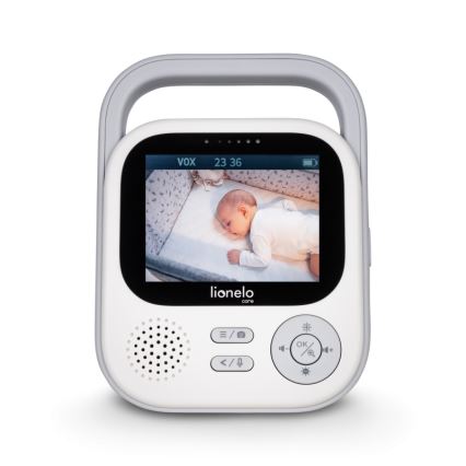 Lionelo - Baby monitor BABYLINE 3.2 con display, 5V 2600 mAh
