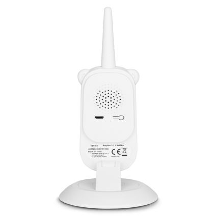 Lionelo - Baby monitor BABYLINE 3.2 con display, 5V 2600 mAh