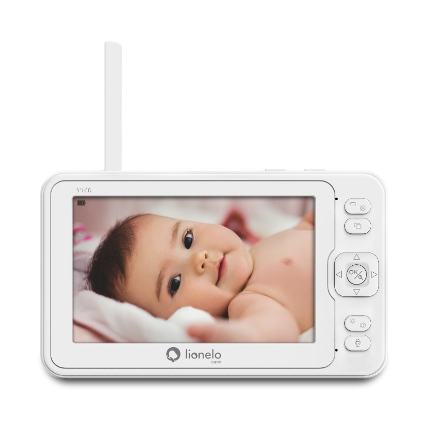 Lionelo - Baby monitor con schermo BABYLINE 8.3 5V 3600 mAh