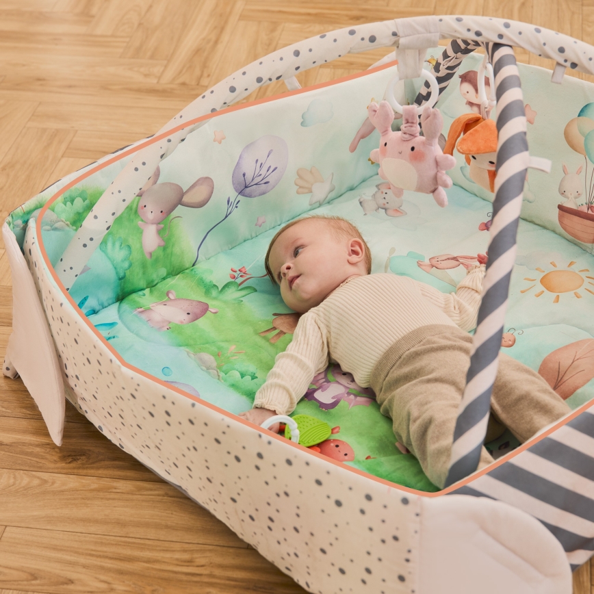 Lionelo - Baby-Spieldecke ANIKA Natural