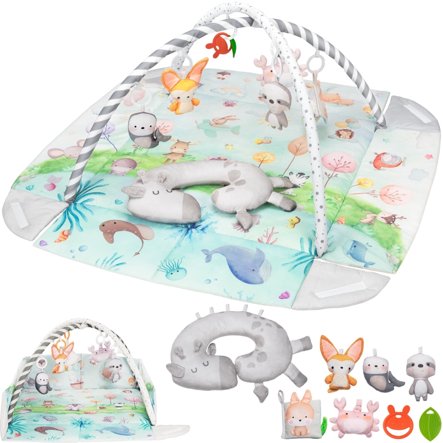 Lionelo - Baby-Spieldecke ANIKA Natural