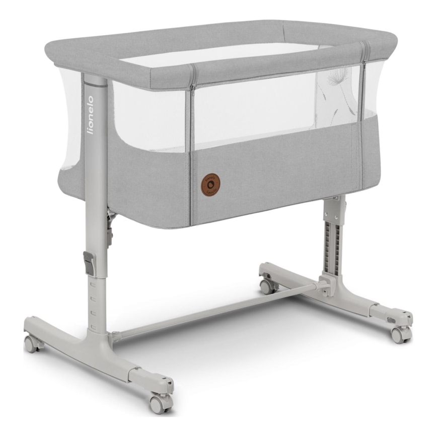 Lionelo - Babybett 3in1 AURORA grau