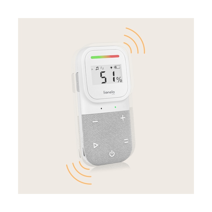 Lionelo - Kabelloses Baby-Audio-Monitor mit Ladefunktion BABYLINE 2.3 5V
