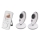 Lionelo - Babyphone BABYLINE 5.1 avec écran, 230V, 1000 mAh