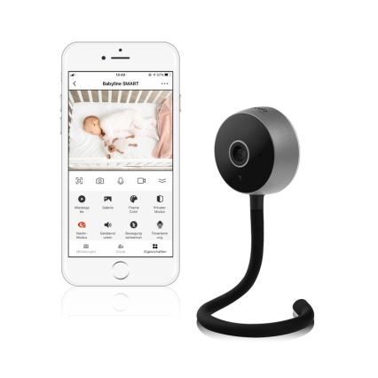 Lionelo - Babyphone connecté BABYLINE SMART Wi-Fi Noir