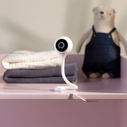 Lionelo - Babyphone intelligent BABYLINE SMART Wi-Fi blanc