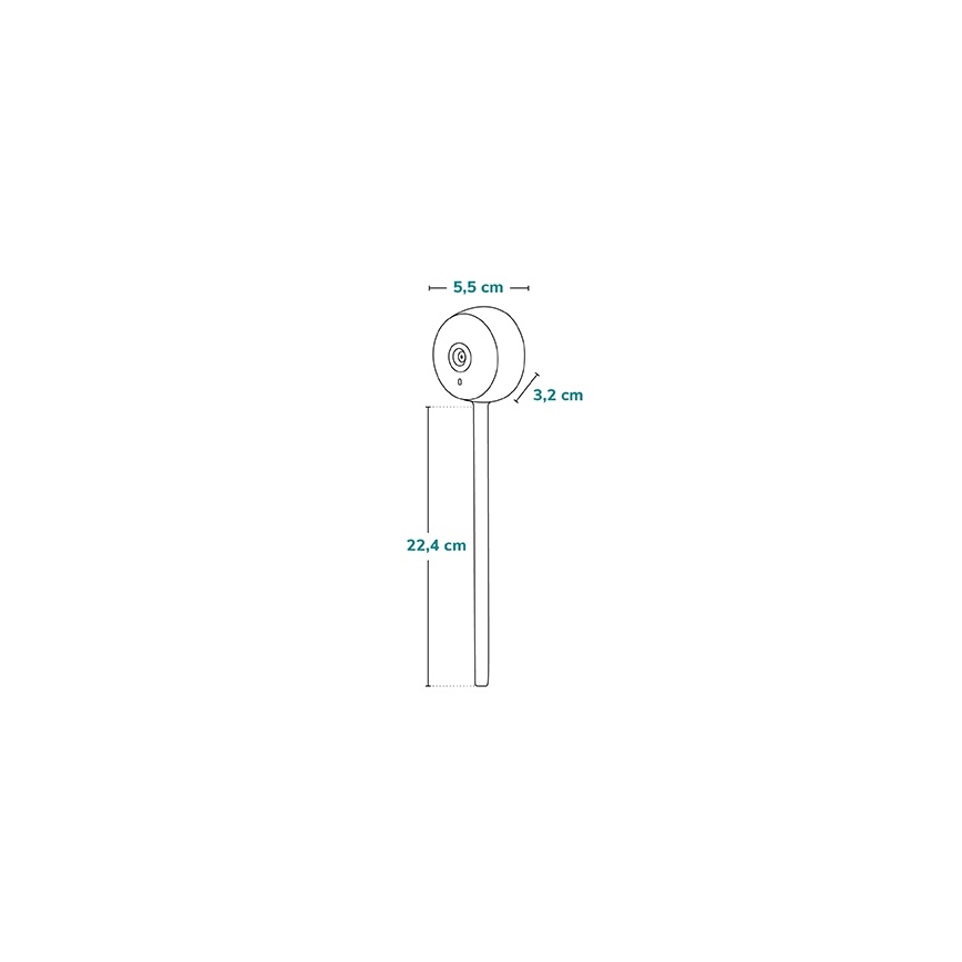 Lionelo - Babyphone intelligent BABYLINE SMART Wi-Fi blanc