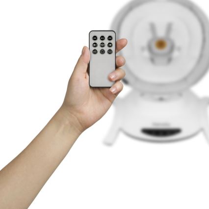 Lionelo - Babyschaukel mit Melodie BELLA Grau Beton + Fernbedienung