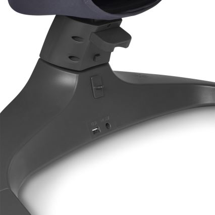 Lionelo - Babyschaukel mit Melodie RALF 4xAA Grau Weiß + Fernbedienung