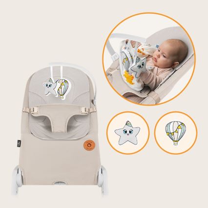 Lionelo - Babywippe LILAC beige