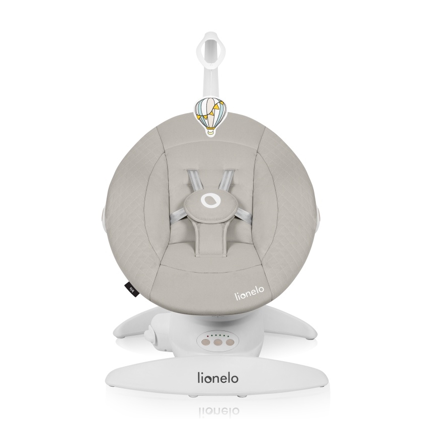 Lionelo - Babywippe mit Melodie IRIS 4xAA Sandbeige
