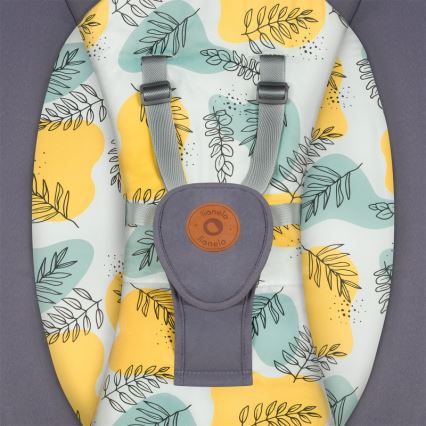 Lionelo - Babywippe mit Melodie RALF 4xAA Grey Concrete + Fernbedienung