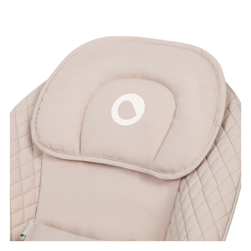 Lionelo - Babywippe mit Melodie RIO 4xC Beige Latte + Fernbedienung