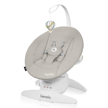 Lionelo - Balancelle musicale pour bébé IRIS, 4x AA, beige sable