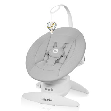 Lionelo - Balancelle musicale pour bébé IRIS Grey Concrete