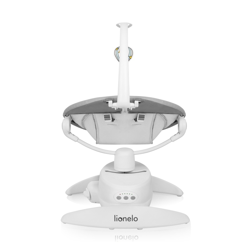 Lionelo - Balancelle musicale pour bébé IRIS Grey Concrete