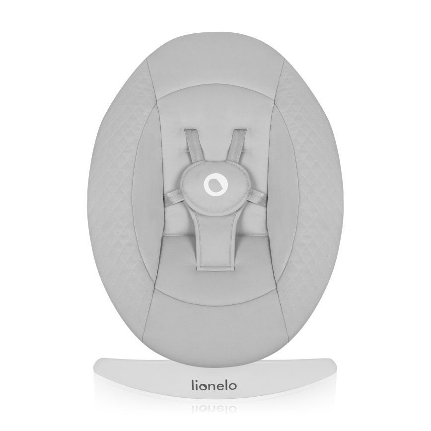 Lionelo - Balancelle musicale pour bébé IRIS Grey Concrete
