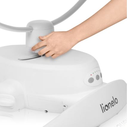 Lionelo - Balancelle musicale pour bébé IRIS Grey Concrete