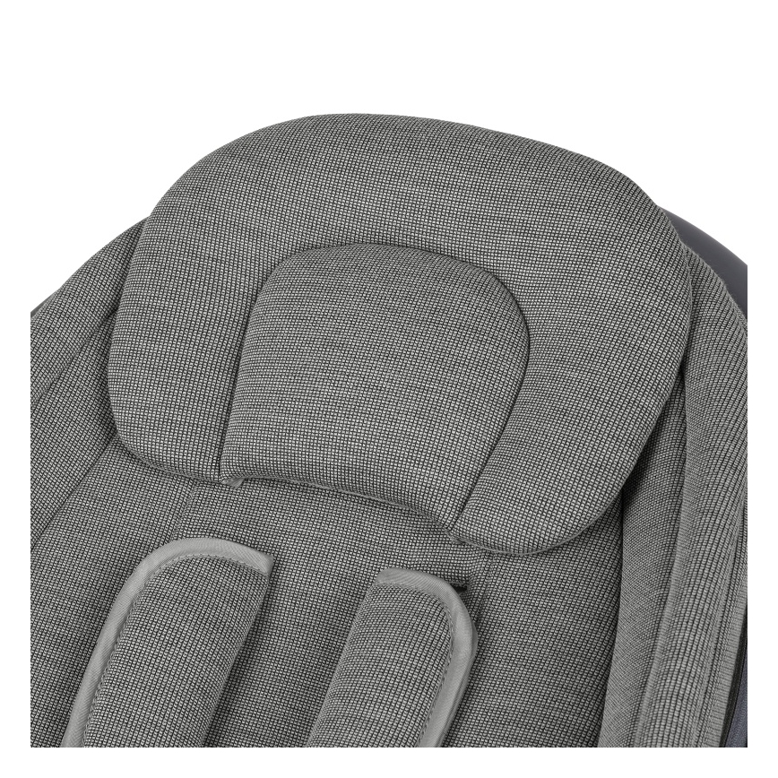 Lionelo - Balancelle pour bébé BLOSSOM Gris Concrete avec mélodie et télécommande