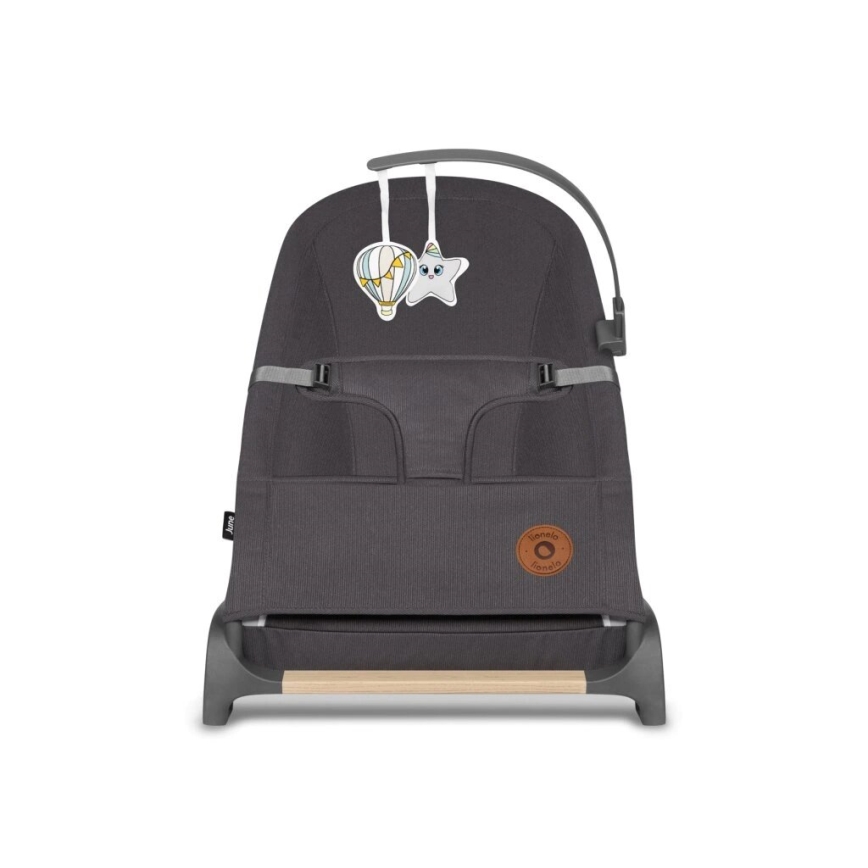 Lionelo - Balancelle pour bébé JUNE anthracite