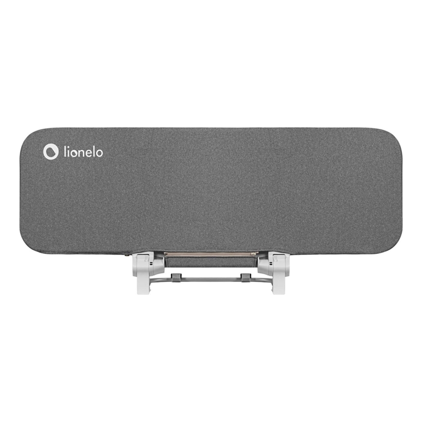 Lionelo - Barriera di sicurezza per letti LORA grigio scuro
