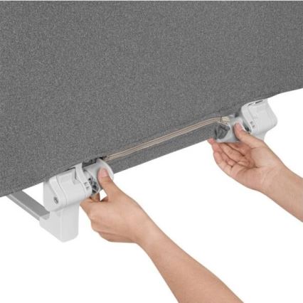 Lionelo - Barriera di sicurezza per letti LORA grigio scuro