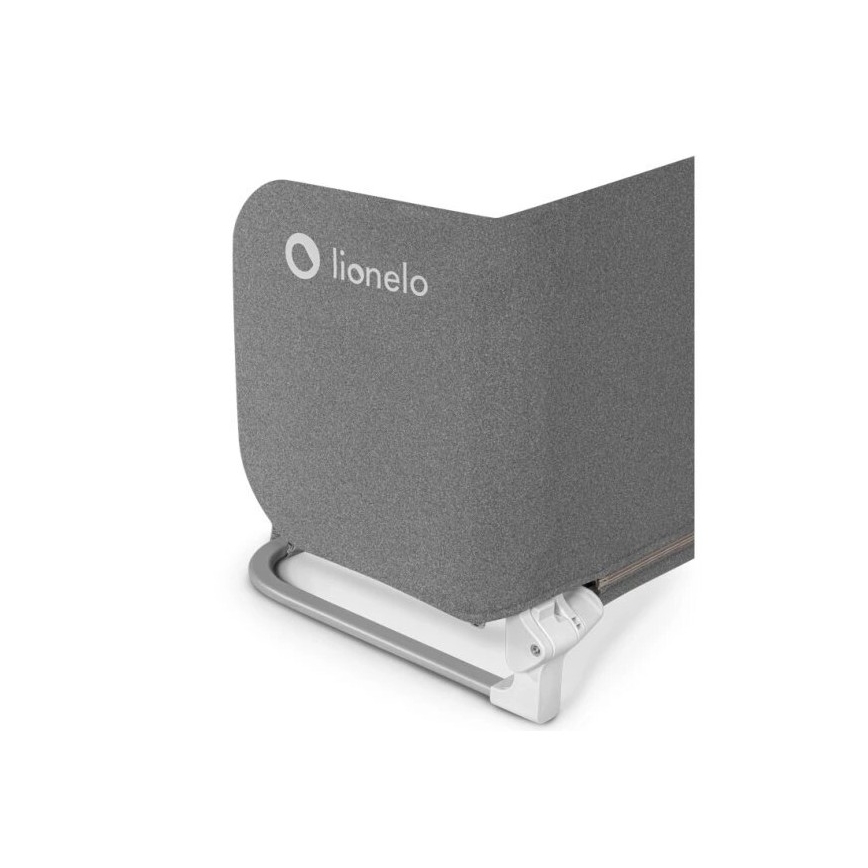 Lionelo - Barriera di sicurezza per letti LORA grigio scuro