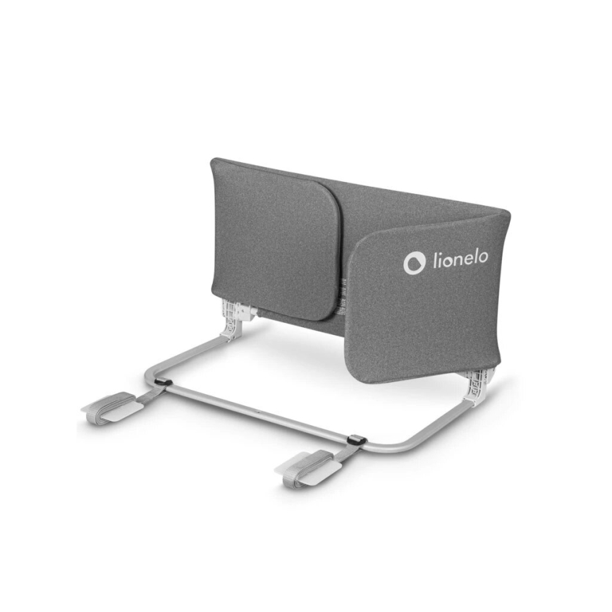 Lionelo - Barriera di sicurezza per letti LORA XL grigio scuro