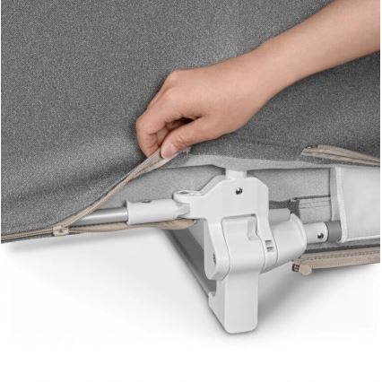 Lionelo - Barriera di sicurezza per letti LORA XL grigio scuro