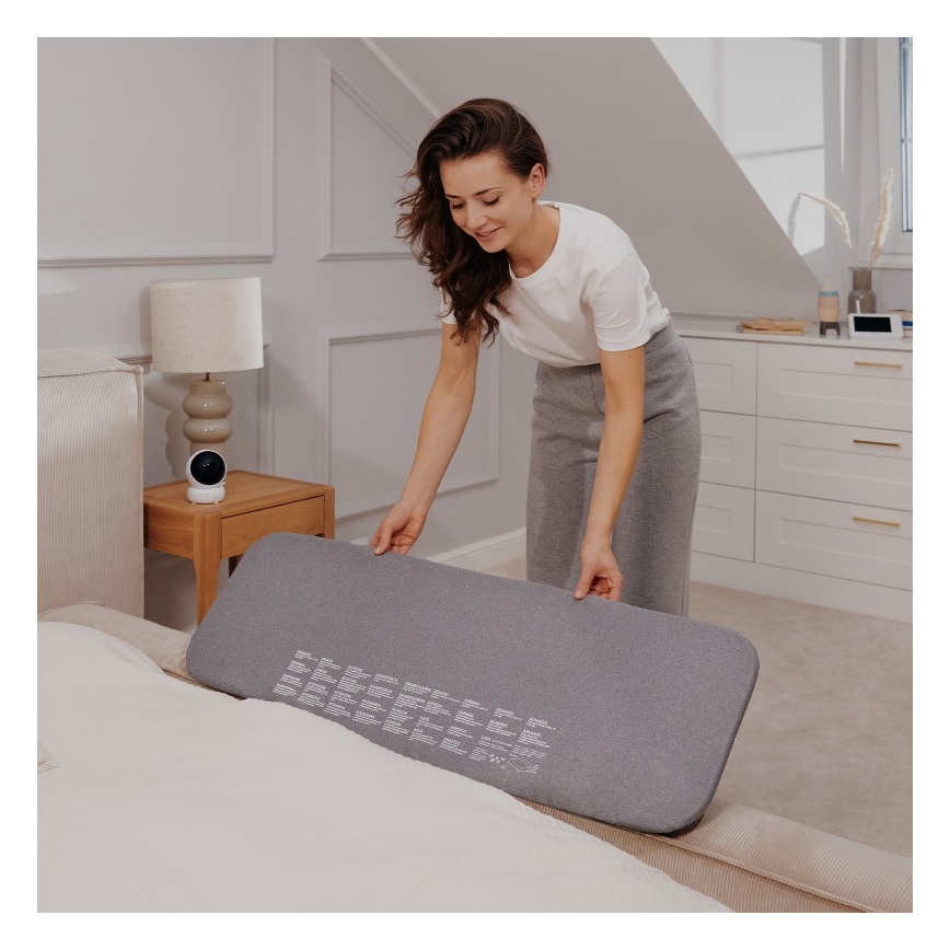 Lionelo - Barriera di sicurezza per letto LORA grigio scuro