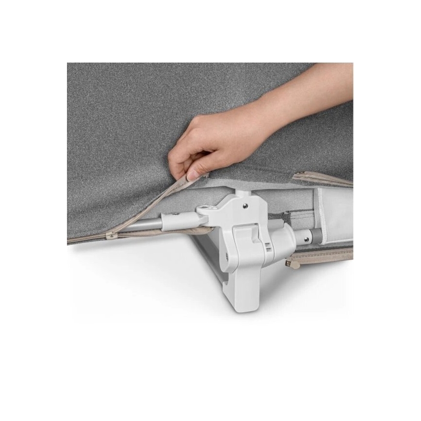 Lionelo - Barriera di sicurezza per letto LORA grigio scuro
