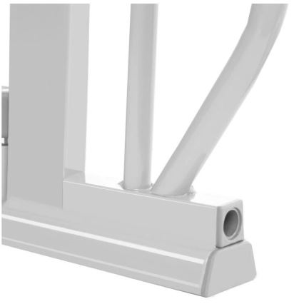 Lionelo - Barriera di sicurezza TRUUS SLIM LED grigio