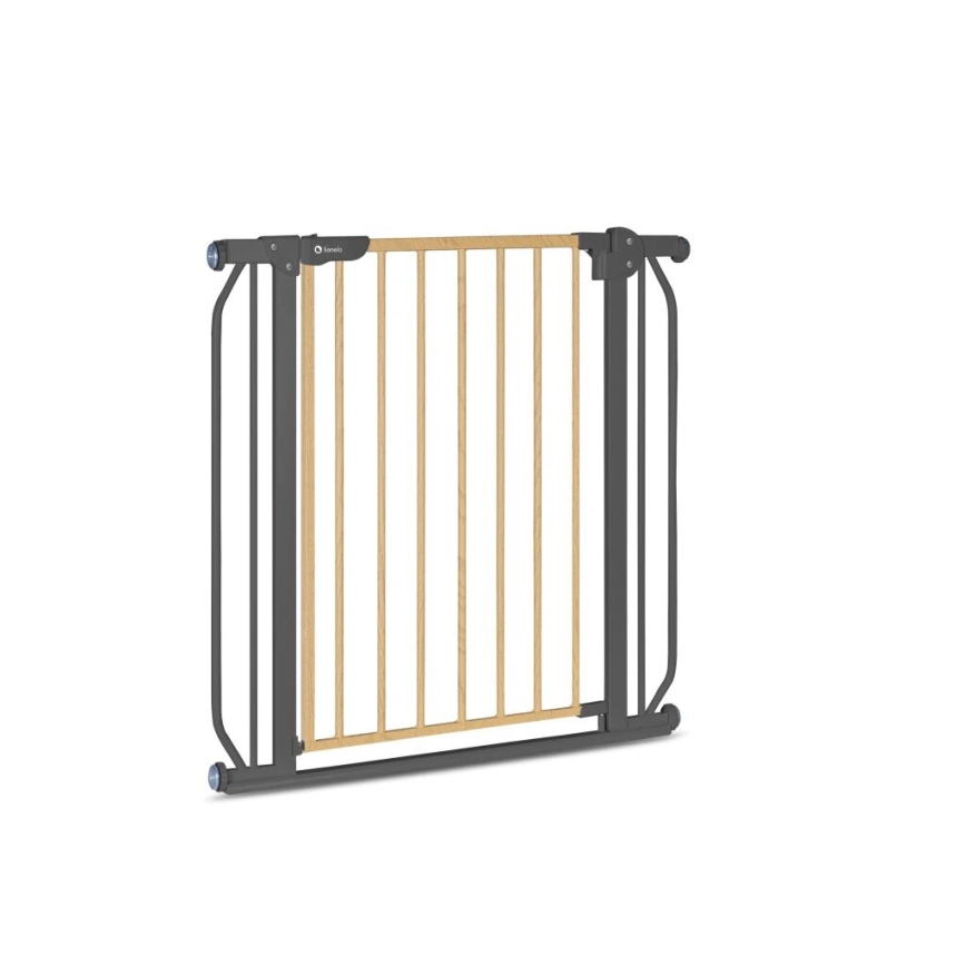 Lionelo - Barriera di sicurezza TRUUS SLIM nera/beige