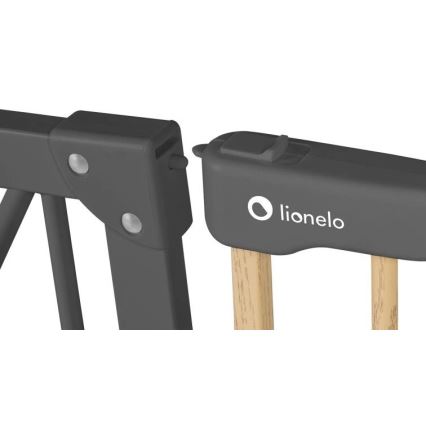 Lionelo - Barriera di sicurezza TRUUS SLIM nero/beige