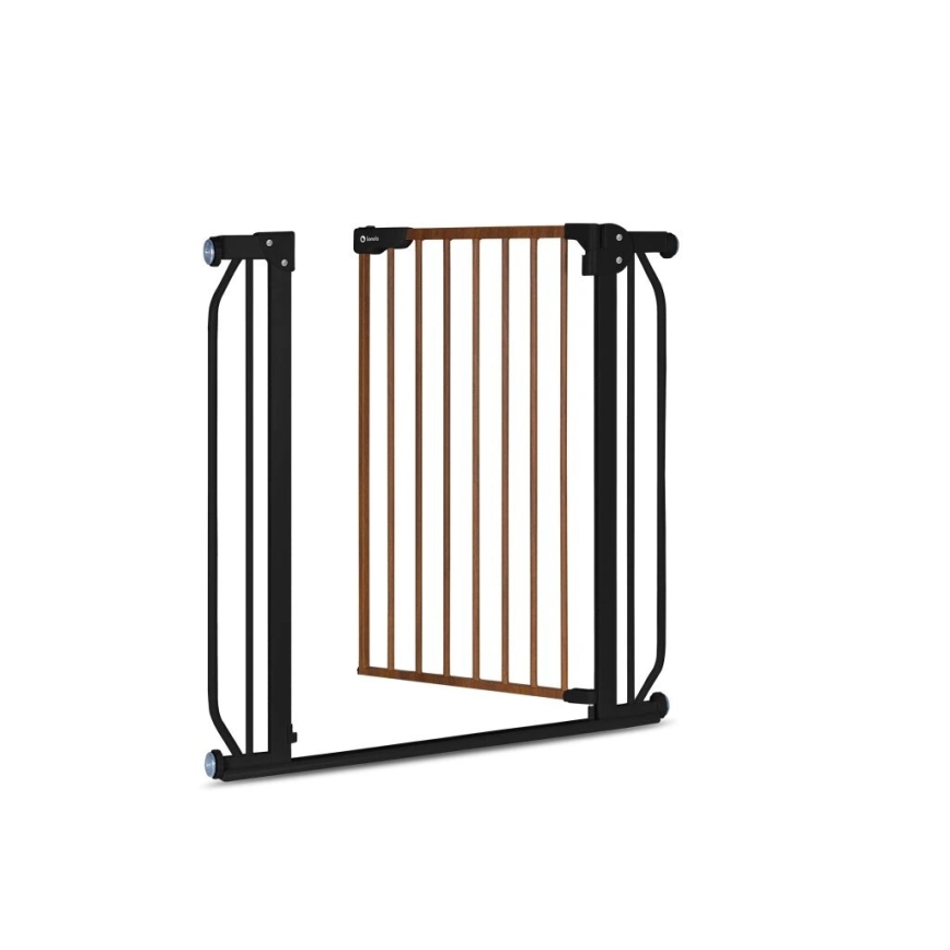 Lionelo - Barriera di sicurezza TRUUS SLIM nero/marrone