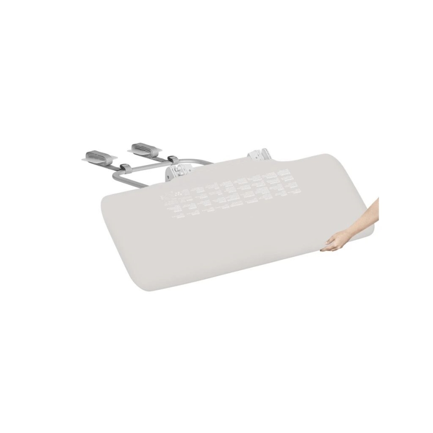 Lionelo - Barrière de sécurité pour lit LORA grise