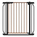 Lionelo - Barrière de sécurité TRUUS SLIM noir/marron