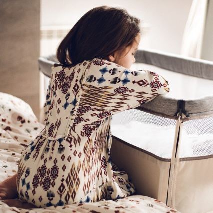 Lionelo - Berceau pour bébé 3en1 LEONIE gris/beige