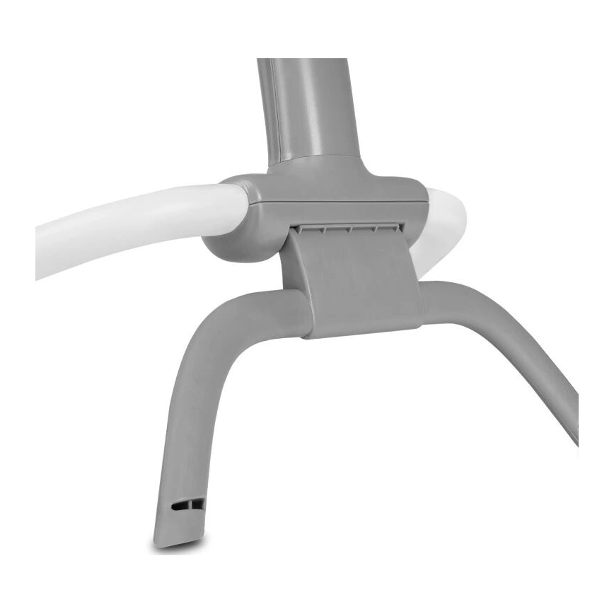 Lionelo - Berceuse vibrante pour bébé avec une mélodie PASCAL 2xAA gris/turquoise