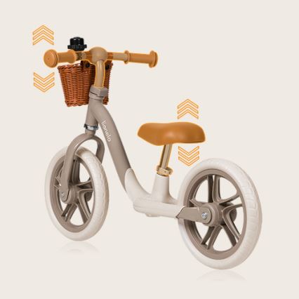 Lionelo - Bici a spinta ALEX PLUS beige