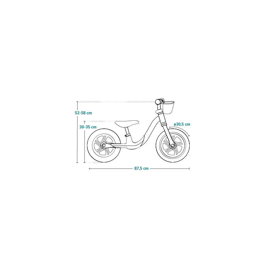 Lionelo - Bici a spinta ALEX PLUS beige