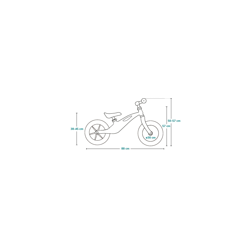 Lionelo - Bici a spinta BART AIR blu
