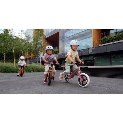 Lionelo - Bici a spinta BART AIR nero/arancione