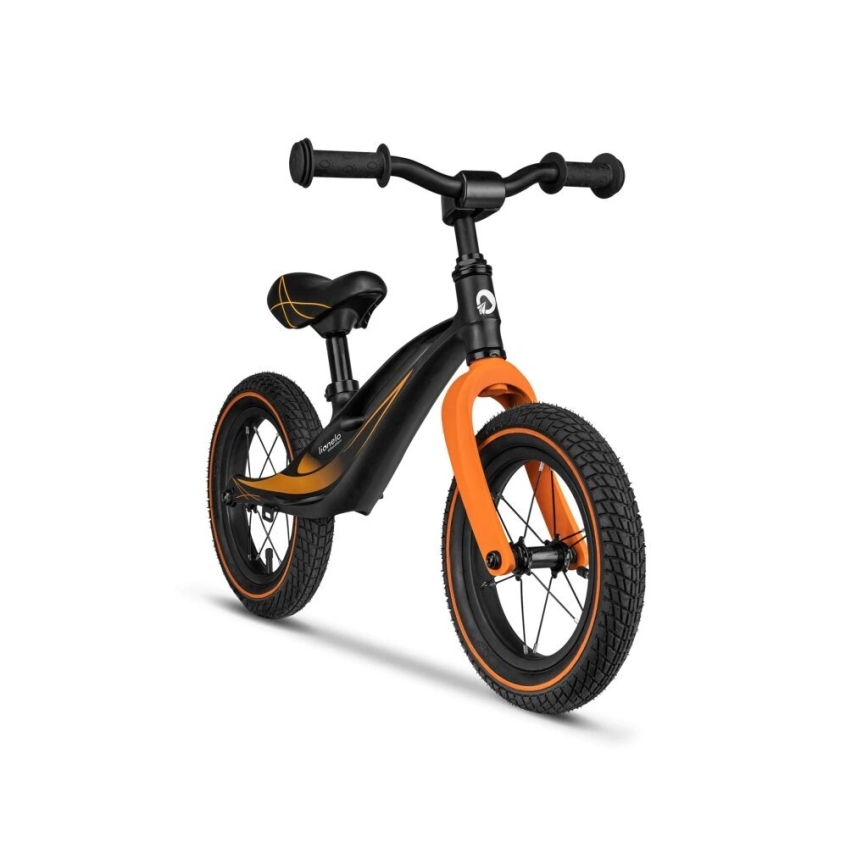 Lionelo - Bici a spinta BART AIR nero/arancione