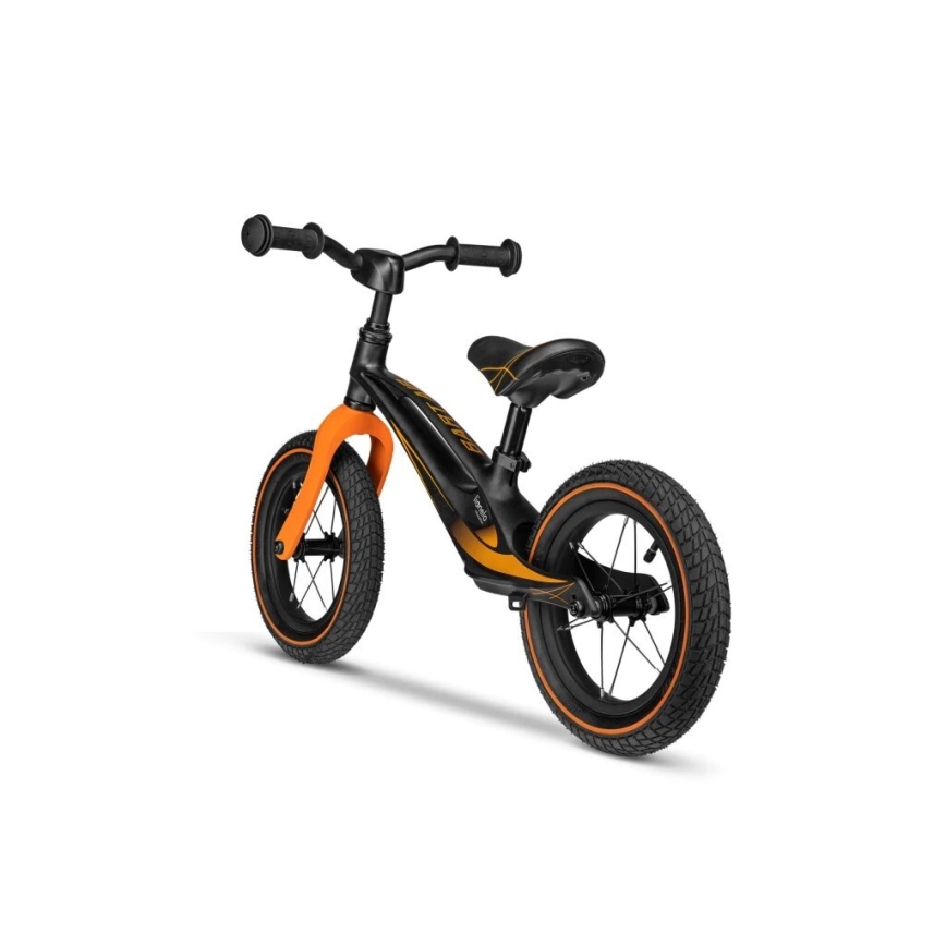 Lionelo - Bici a spinta BART AIR nero/arancione